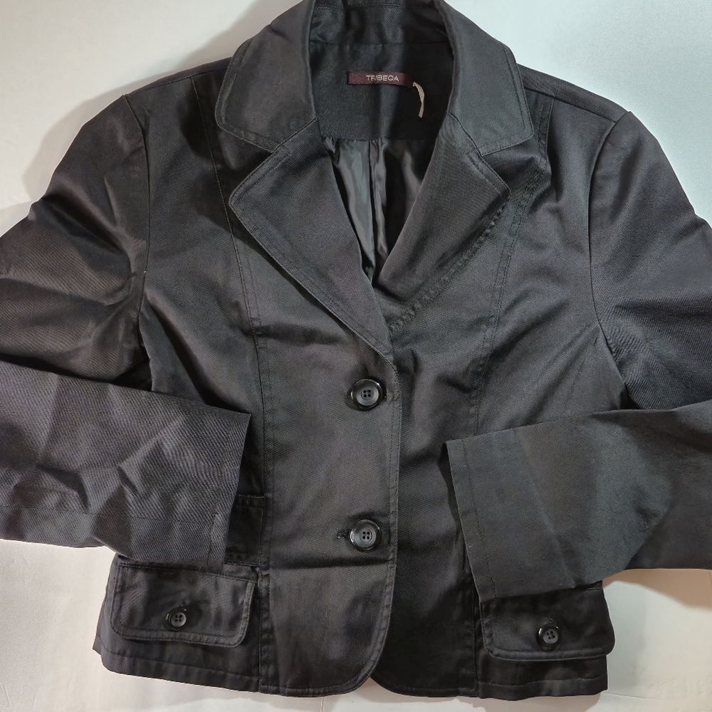 Women's Black Blazer Jacket Small Size